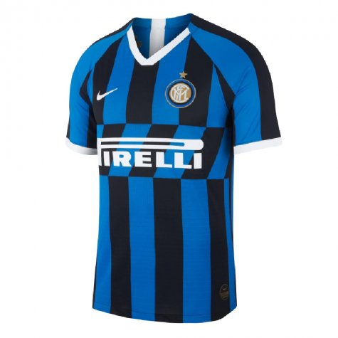 Inter Milan Home #9 Romelu Lukaku 2019-20 Soccer Jersey Shirt - Click Image to Close